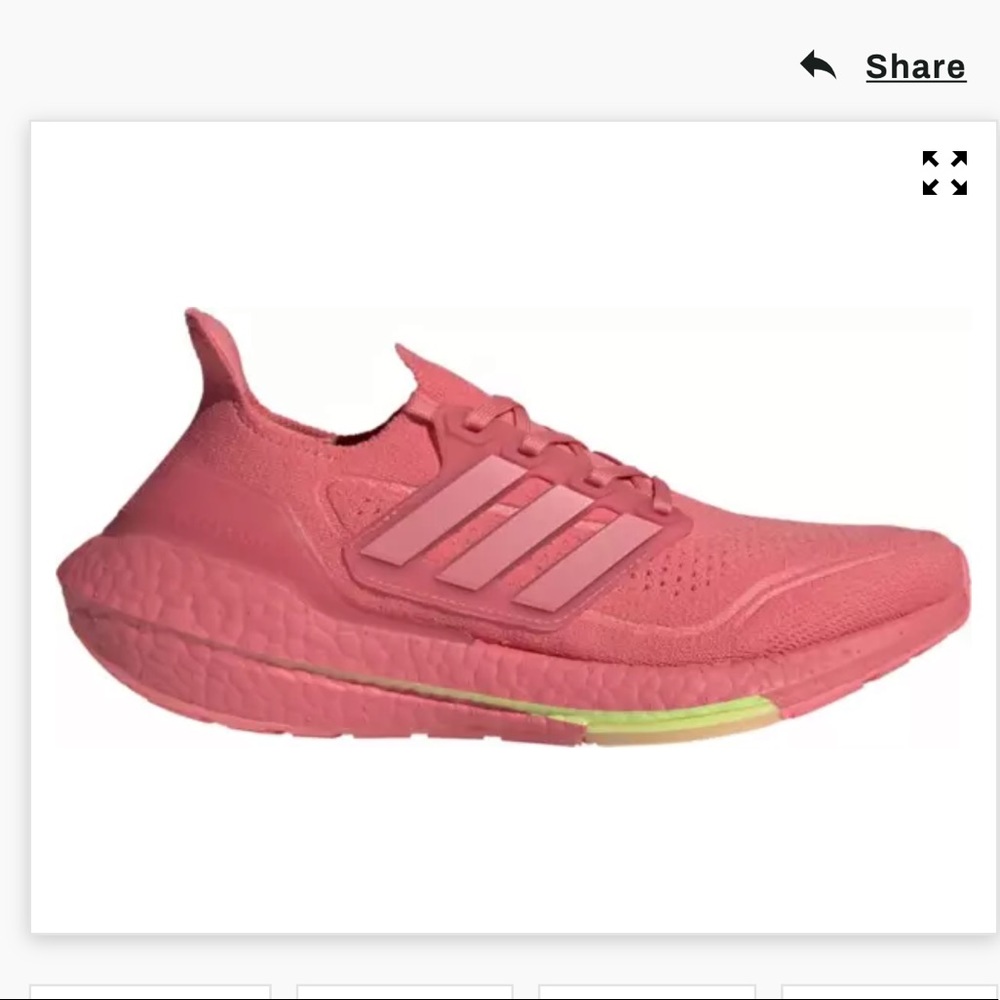 Adidas Ultraboost 21 7.5 never worn w/box